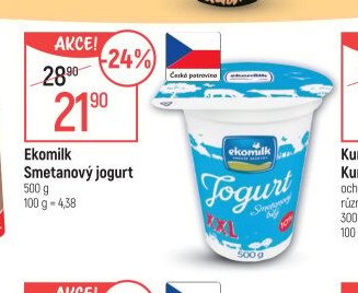 Ekomilk Smetanový jogurt