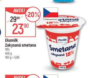 Ekomilk Zakysaná smetana