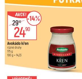 Avokádo křen