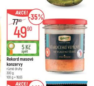 Rekord masové konzervy