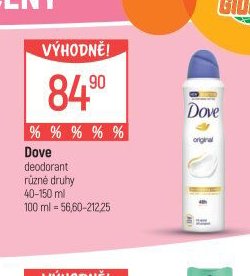 Dove deodorant