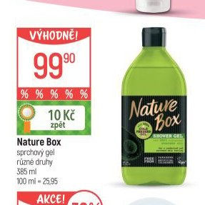 Nature Box sprchový gel