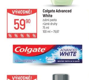 Colgate Advanced White zubní pasta