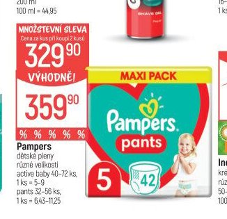 Pampers dětské pleny