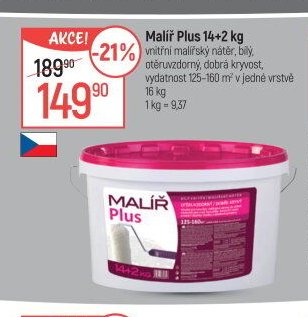 Malíř Plus 14+2 kg