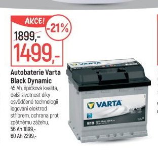 Autobaterie Varta Black Dynamic