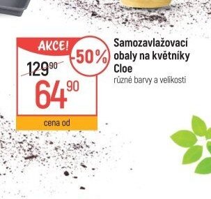 Samozavlažovací obaly na květníky Cloe