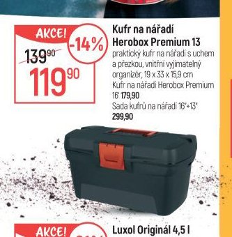 Kufr na nářadí Herobox Premium 13
