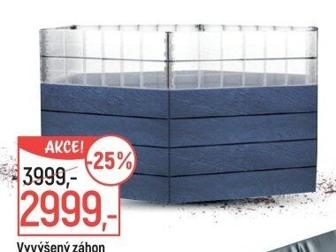 Vyvýšený záhon Ergo Turbo L 75 wood