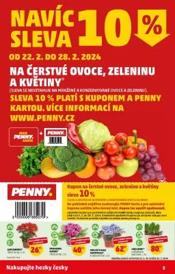 akční leták Penny Market 22.2.2024-28.2.2024