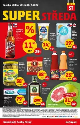 akční leták Penny Market 22.2.2024-28.2.2024