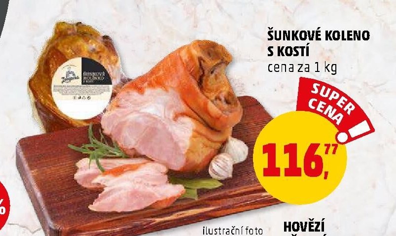 ŠUNKOVÉ KOLENO S KOSTÍ