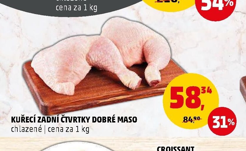 KUŘECÍ ZADNÍ ČTVRTKY DOBRÉ MASO