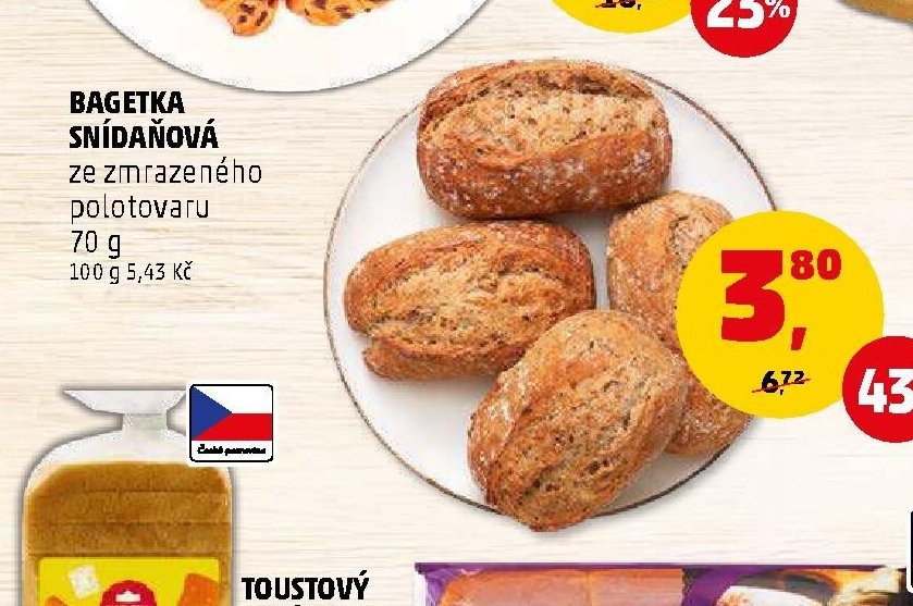 BAGETKA SNÍDAŇOVÁ