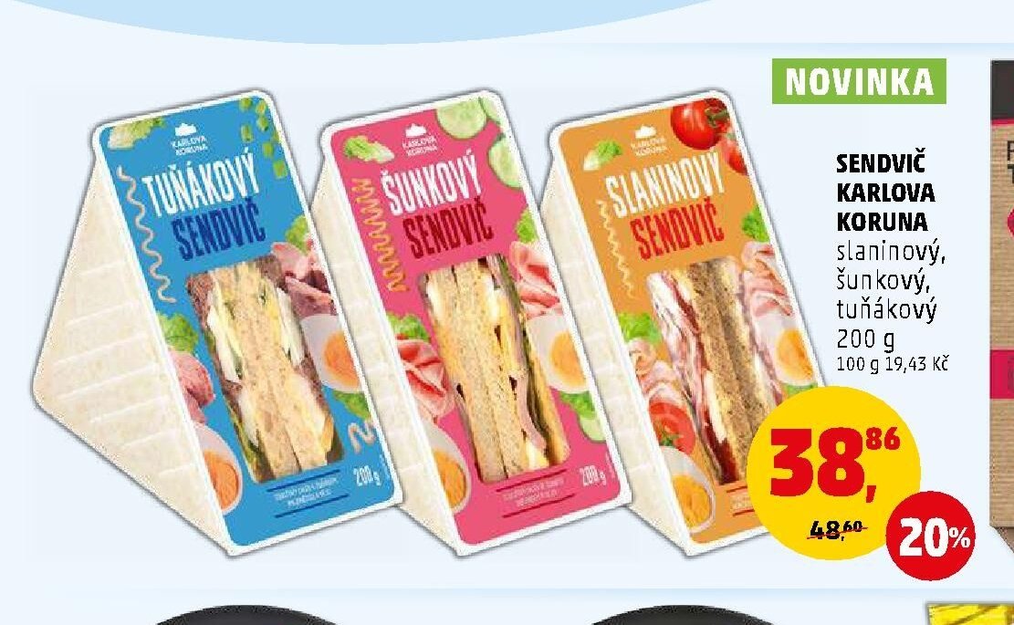 Sendvič Karlova Koruna