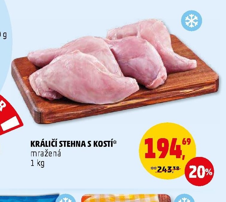 KRÁLIČÍ STEHNA S KOSTÍ