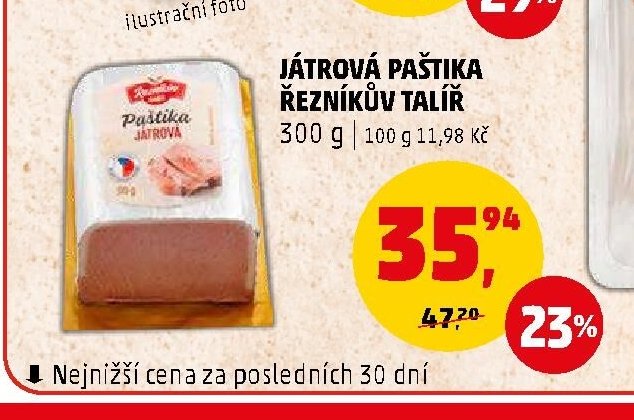 JÁTROVÁ PAŠTIKA ŘEZNÍKŮV TALÍŘ 300 g