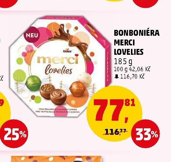 BONBONIÉRA MERCI LOVELIES