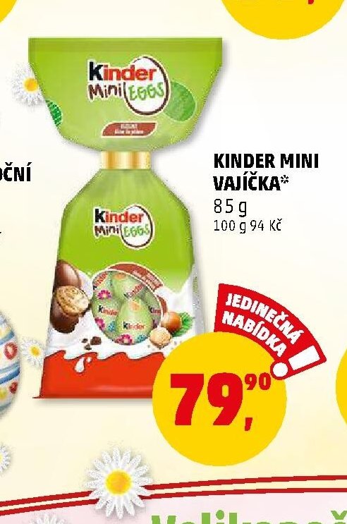 KINDER MINI VAJÍČKA