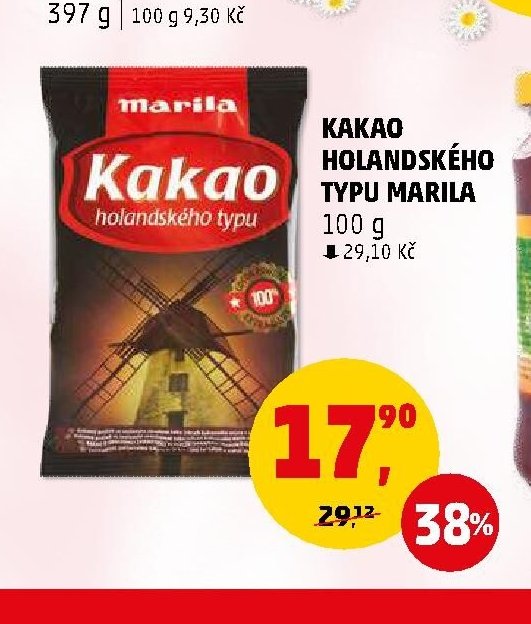 KAKAO HOLANDSKÉHO TYPU MARILA