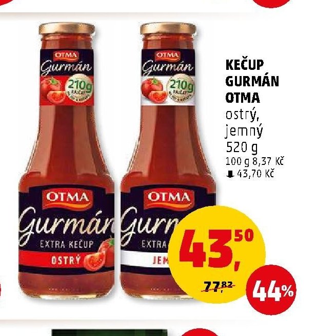 KEČUP GURMÁN OTMA