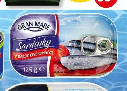 GRAN MARE SARDINKY V RAJČATOVÉ OMÁČCE