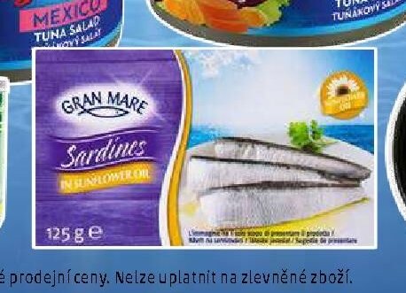GRAN MARE SARDINES IN SUNFLOWER OIL