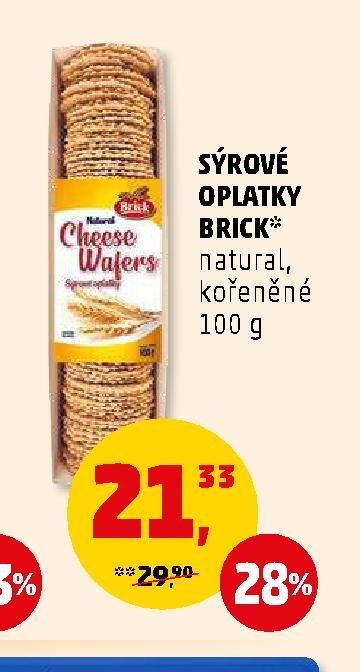 Sýrové oplatky Brick