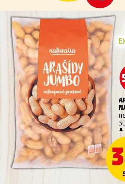 Arašídy Jumbo Naturalia
