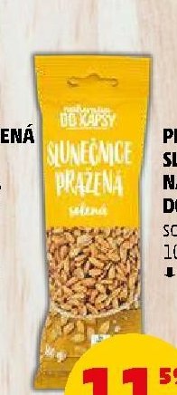 Pražená slunečnice do kapsy Naturalia