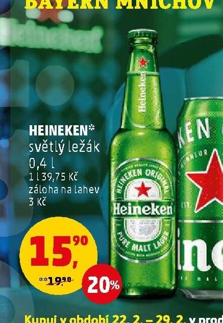 Heineken světlý ležák