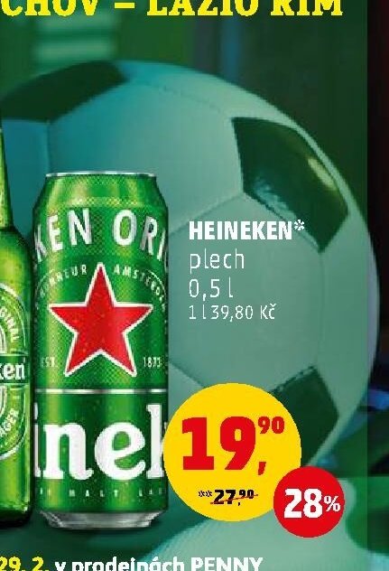 Heineken plech