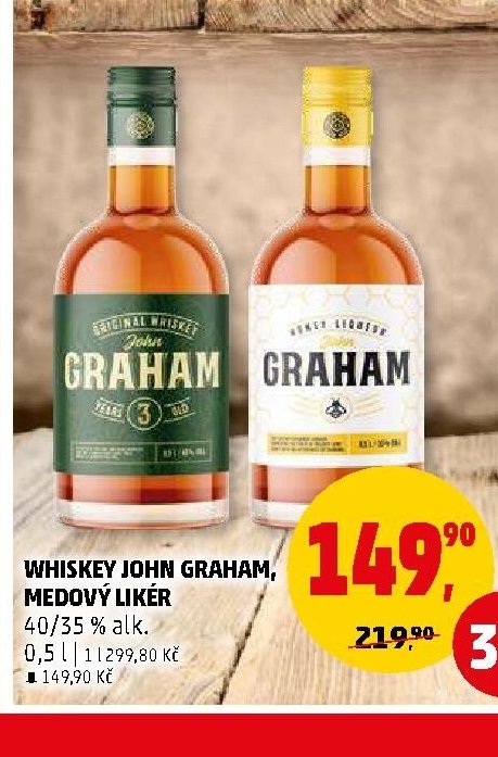 Whiskey John Graham, medový likér