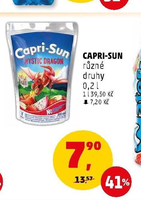 Capri-Sun různé druhy 0,2 l