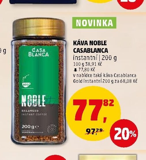 Káva Noble Casablanca instantní | 200 g