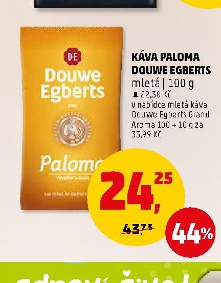 Káva Paloma Douwe Egberts mletá | 100 g