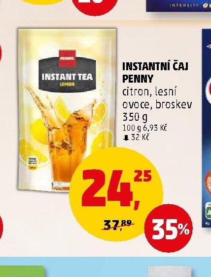 Instantní čaj Penny citron, lesní ovoce, broskev | 350 g