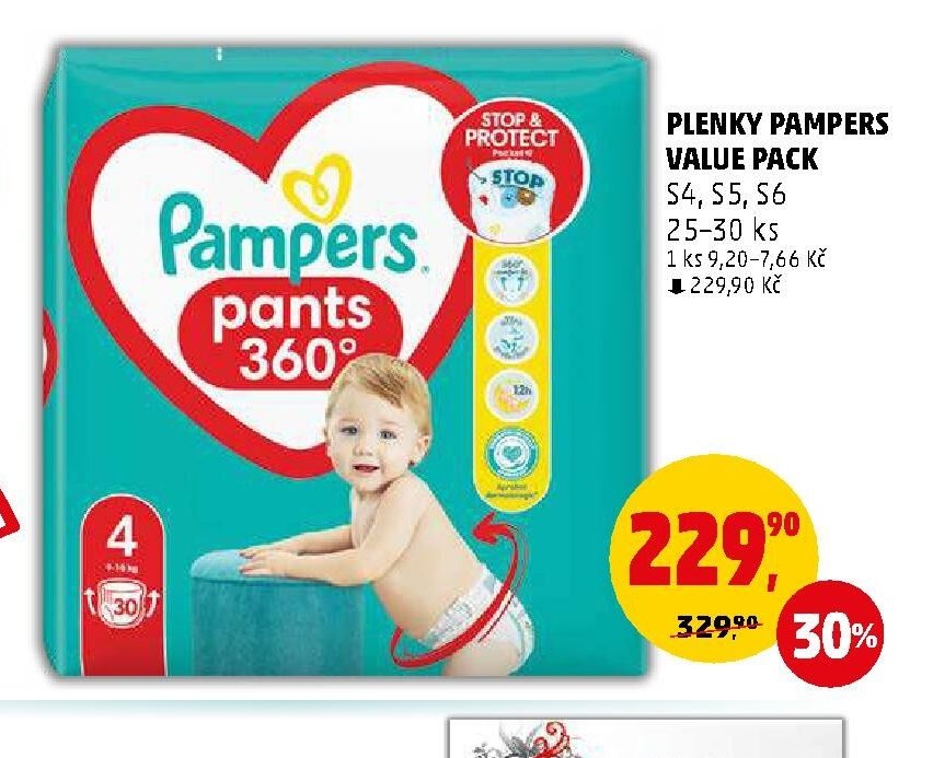 Plenky Pampers Value Pack
