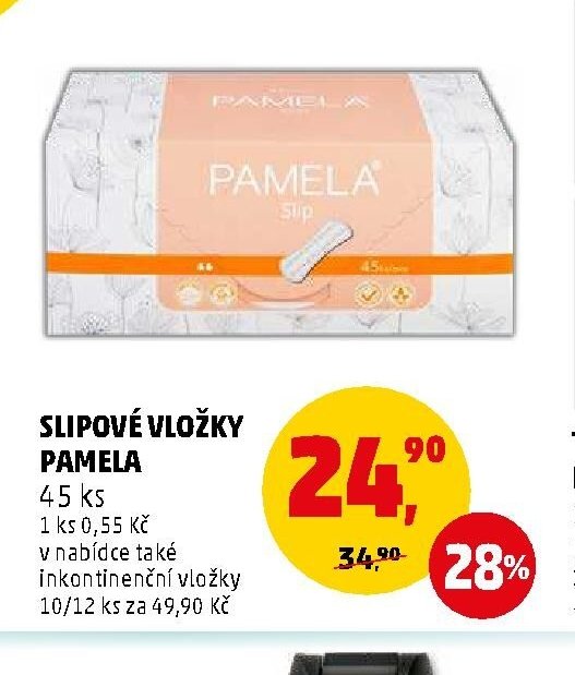 Slipové vložky Pamela 45 ks