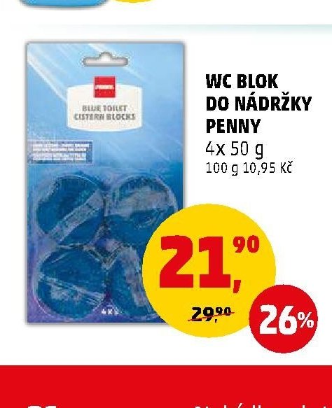 WC blok do nádržky Penny