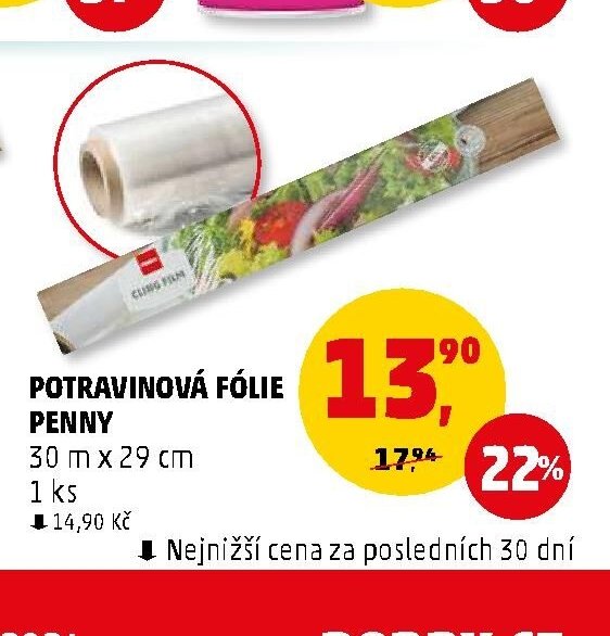 Potravinová fólie Penny