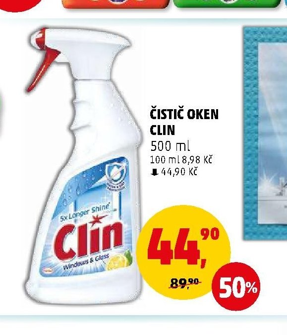 Čistič oken Clin 500 ml