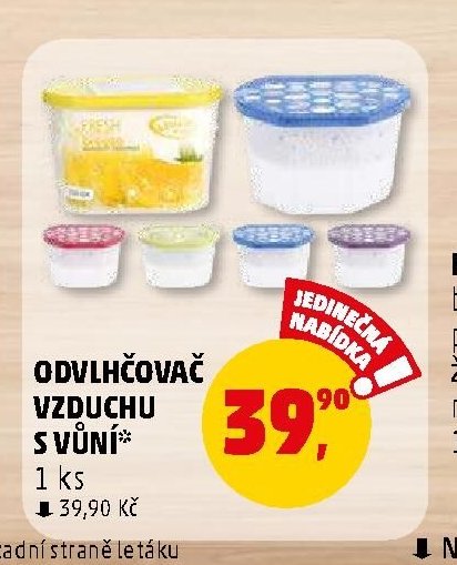ODVLHČOVAČ VZDUCHU S VŮNÍ