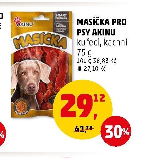 MASÍČKA PRO PSY AKINU