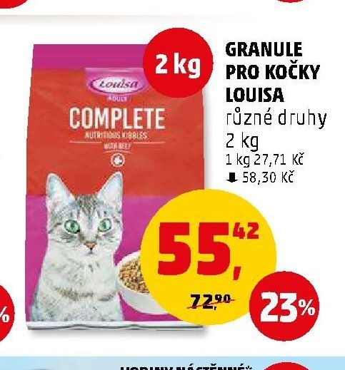 GRANULE PRO KOČKY LOUISA