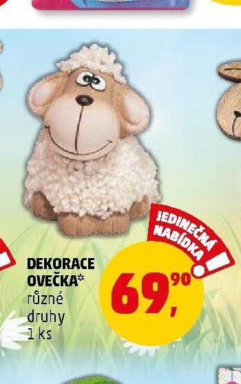 DEKORACE OVEČKA