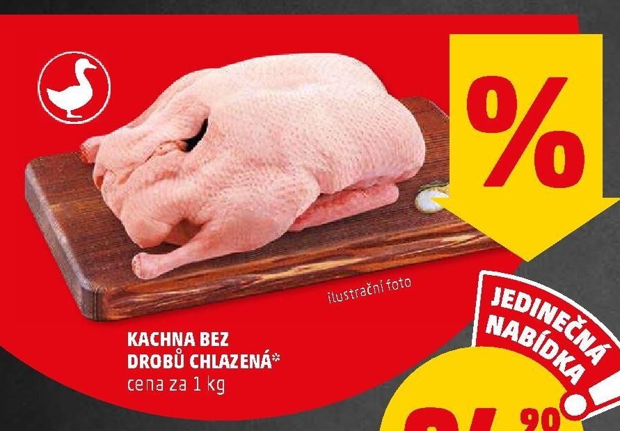 Kachna bez drobů chlazená