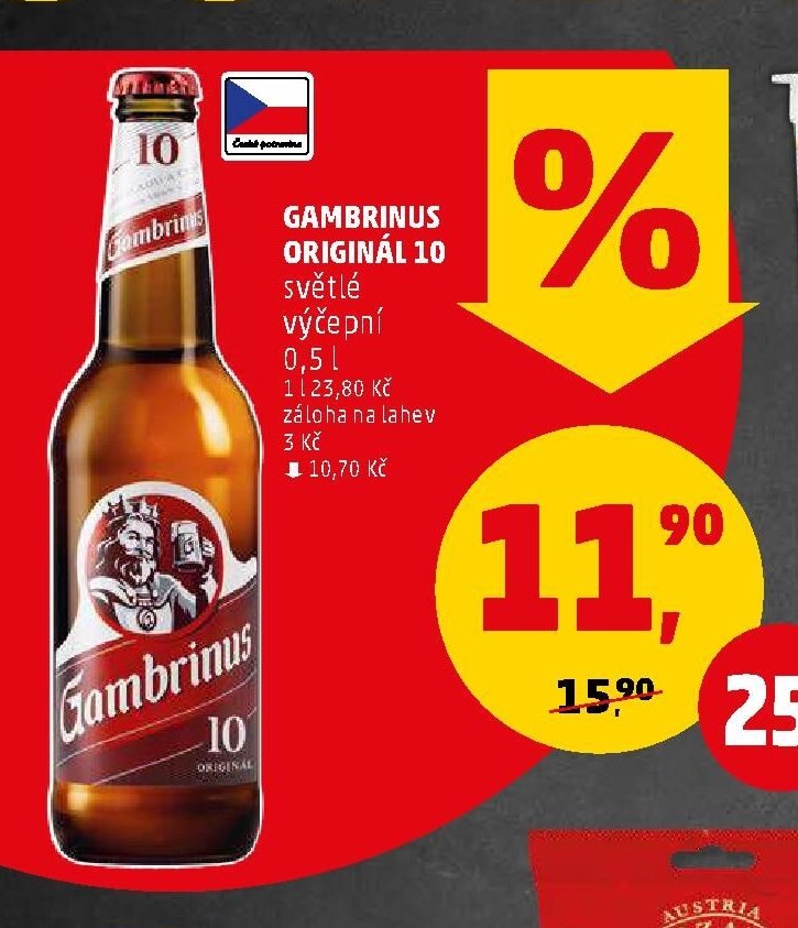 Gambrinus Originál 10