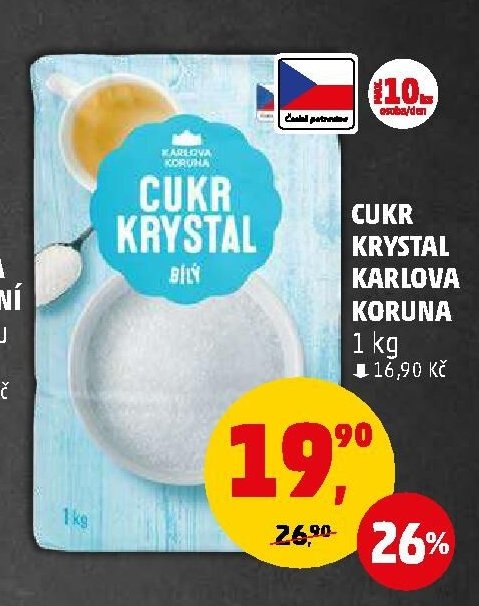 Cukr krystal Karlova Koruna