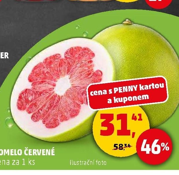 Pomelo červené
